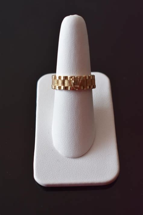 anillo rolex original oro|Anillo Tejido Rolex Para Dama Oro 14 K Envio Incluido.